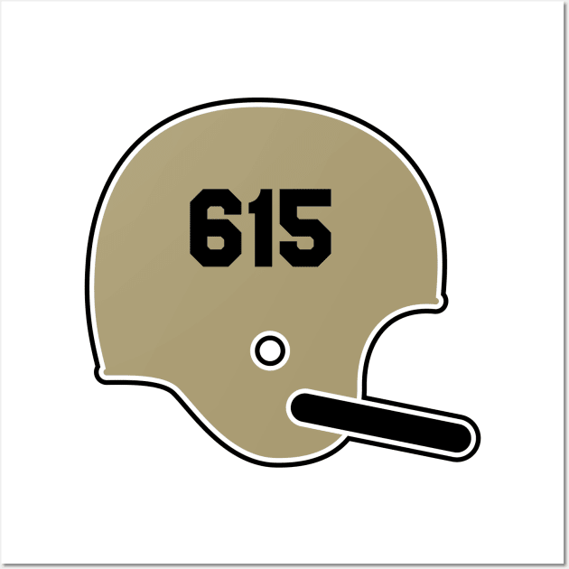 Vandy 615 Helmet Wall Art by Rad Love